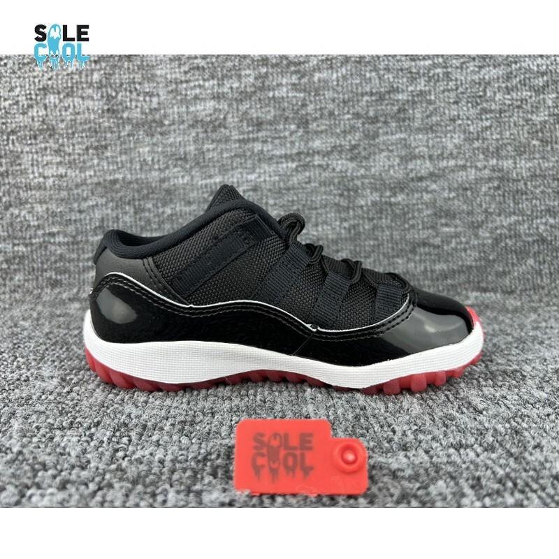 Nike Air Jordan 11 AJ11 Retro Low TD Toddler Bred Red White Shoes FV5120-006