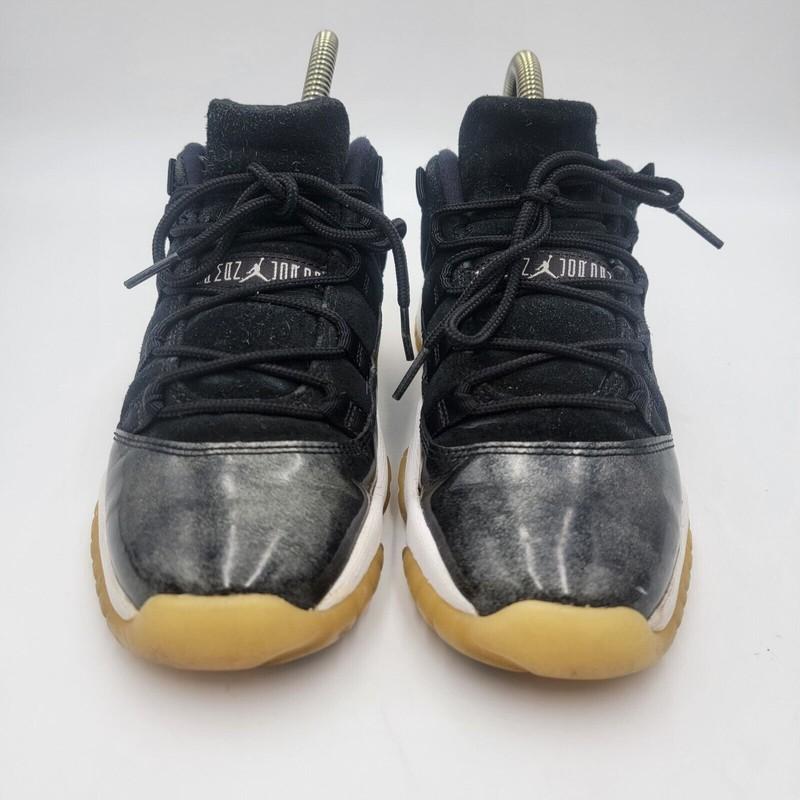Nike Air Jordan 11 Retro 528896-010 Black White Shoe Sz 5Y Womens Sz 7 Sneaker