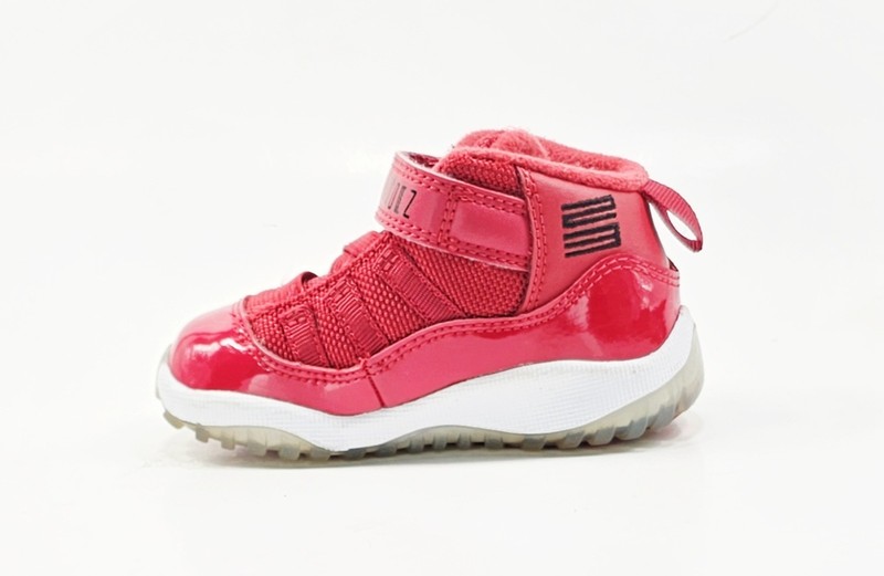 Nike Air Jordan 11 Retro TD Win Like 96 378040 623 Red White Toddler Size 5C