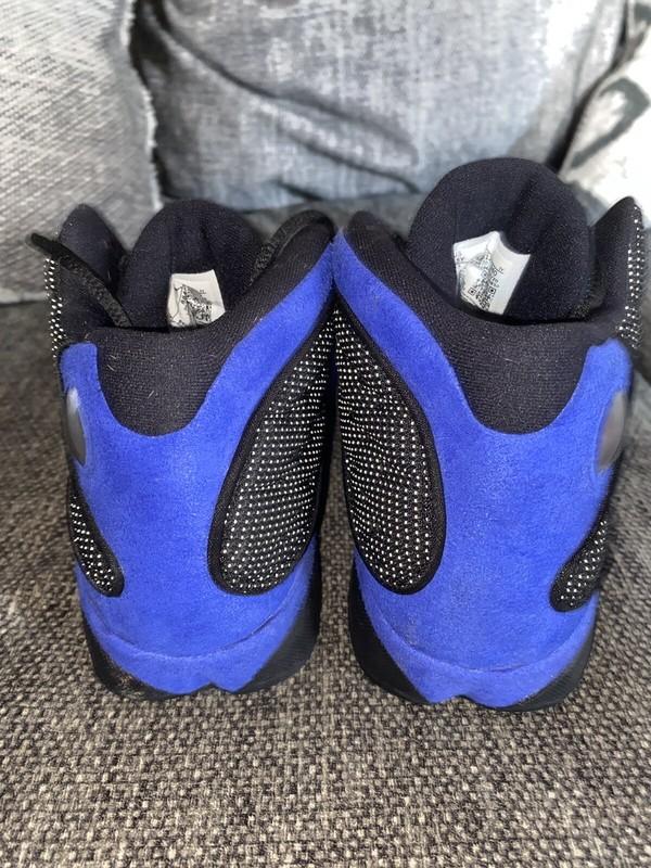 Nike Air Jordan 13 Retro Hyper Royal Black Blue Shoes 5.5Y Womens 7 - Worn Twice