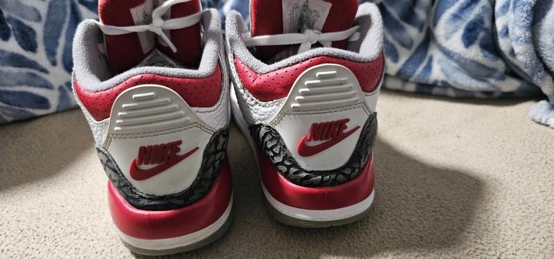 Nike Air Jordan 3 Retro DM0966-160 Fire Red GS Youth Size 13C