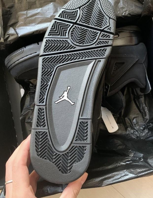 Nike Air Jordan 4 "Black Cat" Retro Men's Mid Top Basketball Shoes