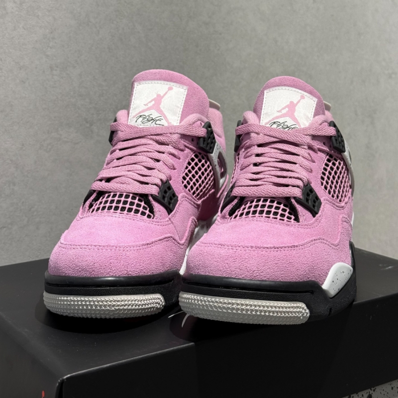 Nike Air Jordan 4 "Orchid" Men's And Women's Retro Mid Top Basketball Shoes