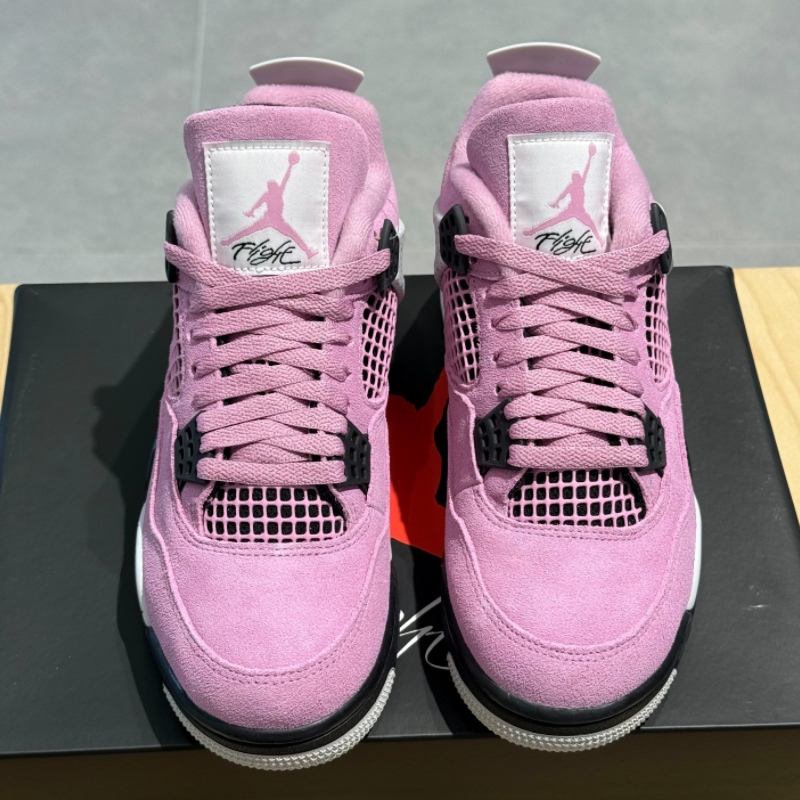 Nike Air Jordan 4 "Orchid" Men's And Women's Retro Mid Top Basketball Shoes