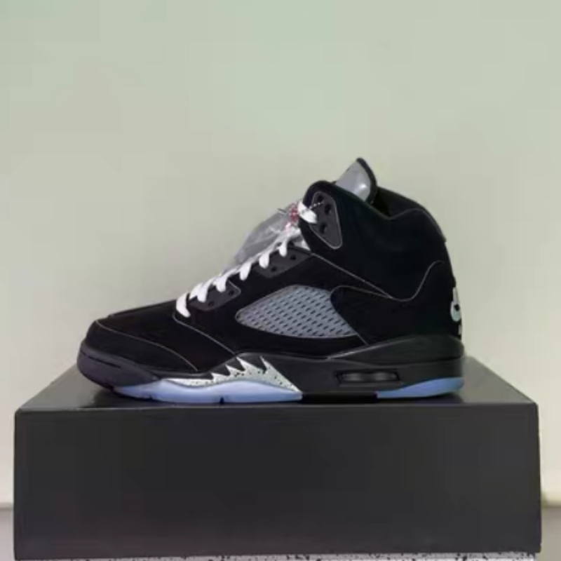 Nike Air Jordan 5 "BLACK METALLIC REIMAGINED" High Top Men's Baketball Shoes