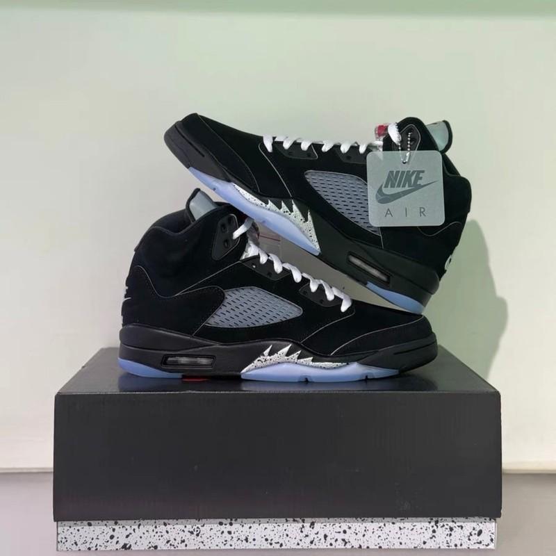 Nike Air Jordan 5 "BLACK METALLIC REIMAGINED" High Top Men's Baketball Shoes