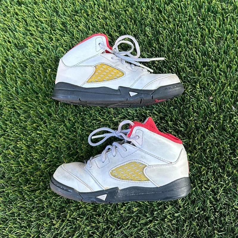 Nike Air Jordan 5 Retro Fire Red White 440889-100