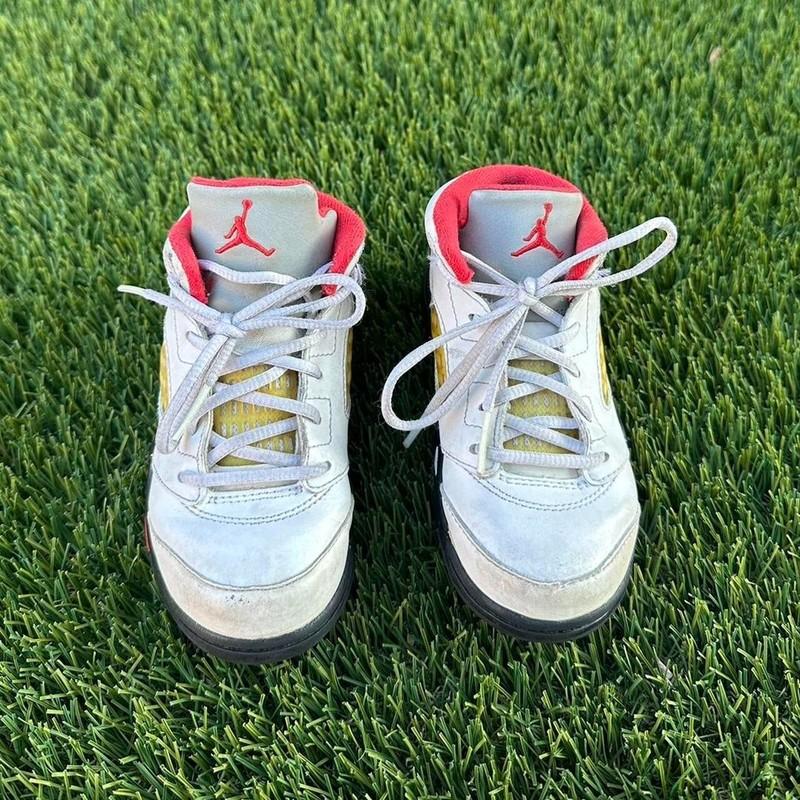 Nike Air Jordan 5 Retro Fire Red White 440889-100