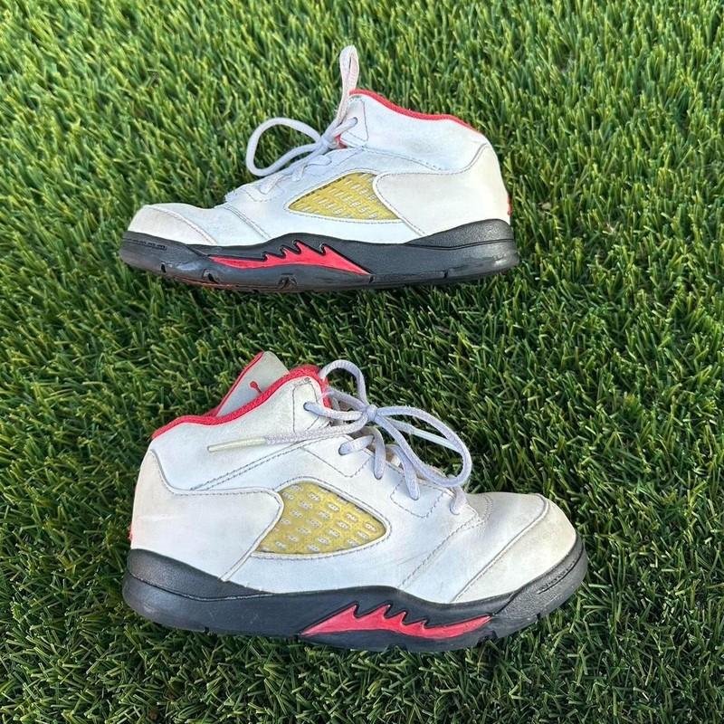 Nike Air Jordan 5 Retro Fire Red White 440889-100