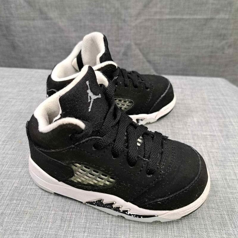 Nike Air Jordan 5 Retro Moonlight 'Oreo' 2021 440890-011 Sneakers Black TD SZ 6C