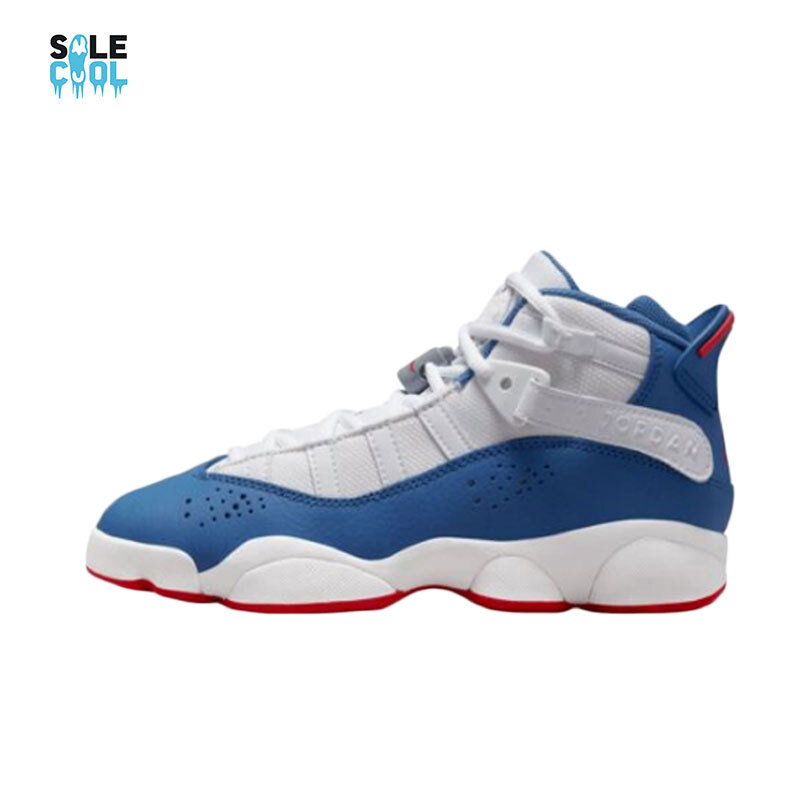 Nike Air Jordan 6 Rings GS Blue Shoes Sneakers 323419-140