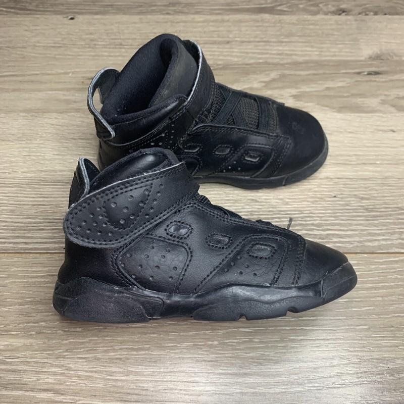NIKE Air Jordan CQ9491-001 Triple Black Toddler Size 8C Great Condition