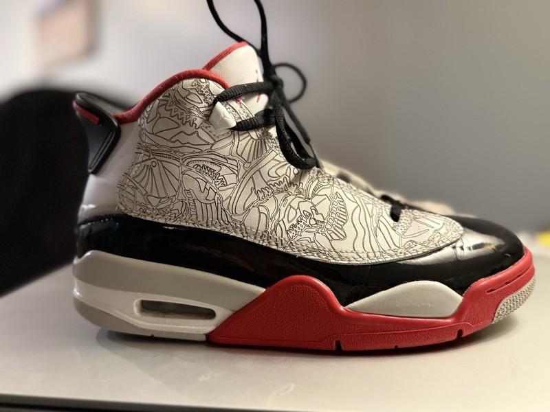 Nike Air Jordan DUB Zero (GS) DV1360-160 (2022) White/ True Red Size 5 Y