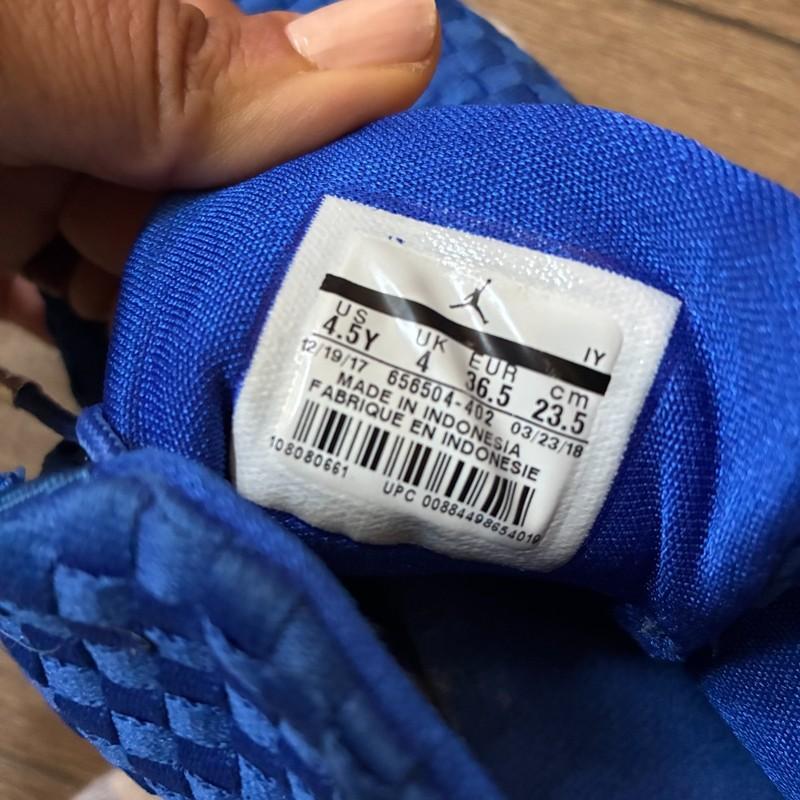 Nike Air Jordan Future Hyper Royal Kids Woven Blue Athletic Shoes 4.5Y