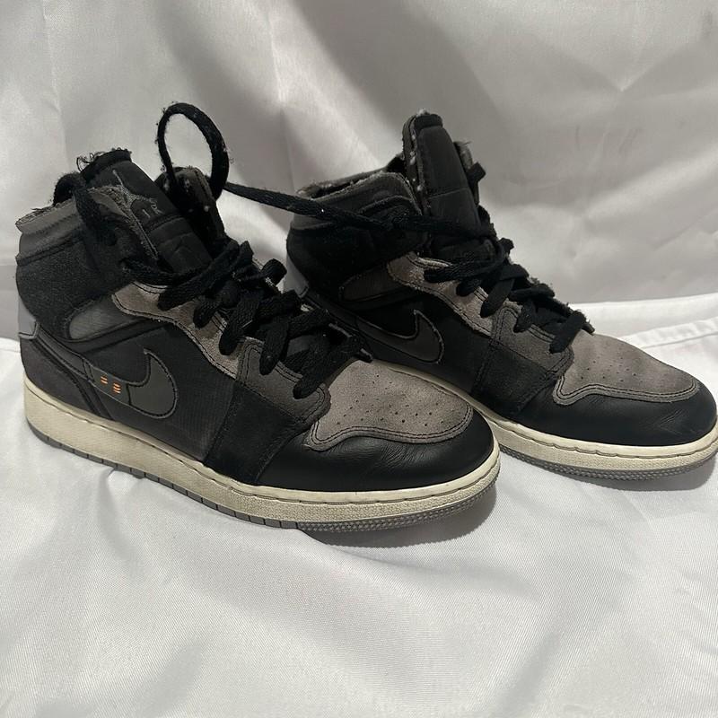 Nike Air Jordan Mid SE Craft GS Inside Out-black