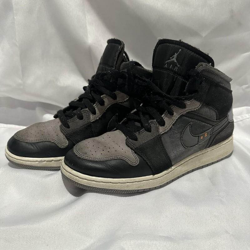 Nike Air Jordan Mid SE Craft GS Inside Out-black