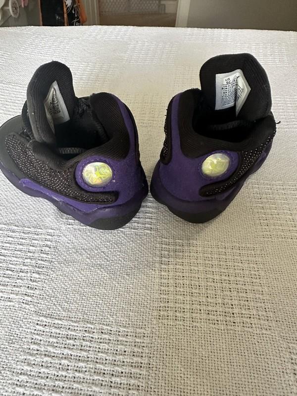 Nike Air Jordan Retro 13 - Black/Purple - Toddler 5C
