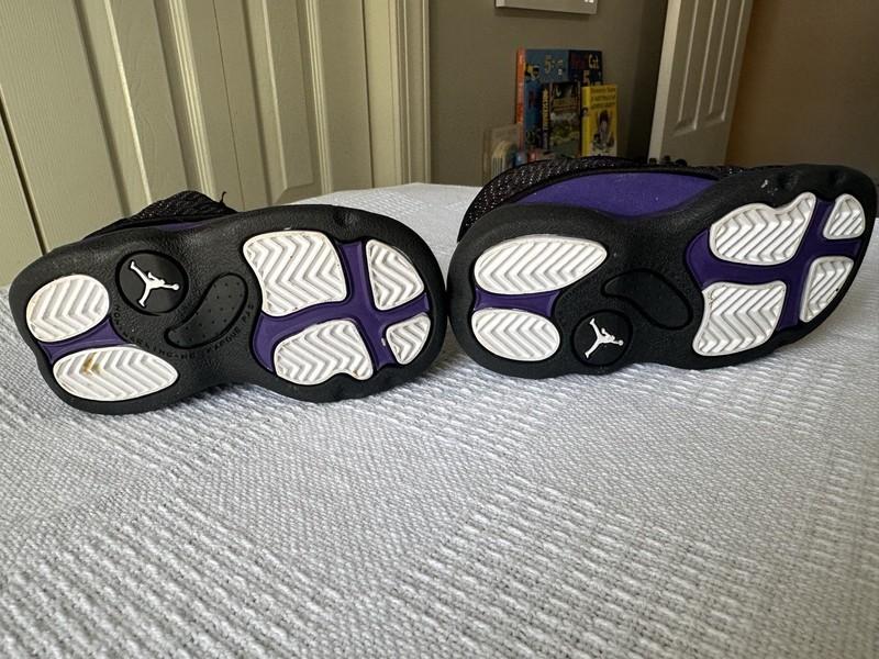 Nike Air Jordan Retro 13 - Black/Purple - Toddler 5C