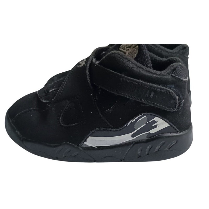 Nike Air Jordan Retro 8 Chrome Toddler Size 8 Suede