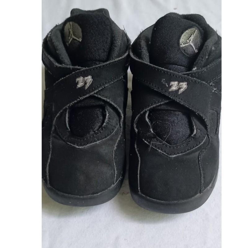 Nike Air Jordan Retro 8 Chrome Toddler Size 8 Suede