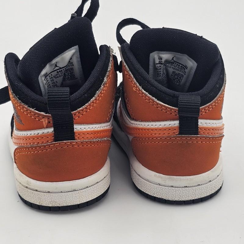 Nike Air Jordan Shoes Toddler 4C "Shattered Backboard" Sneakers 640735-058 EUC