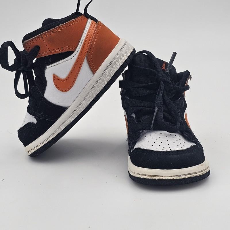 Nike Air Jordan Shoes Toddler 4C "Shattered Backboard" Sneakers 640735-058 EUC