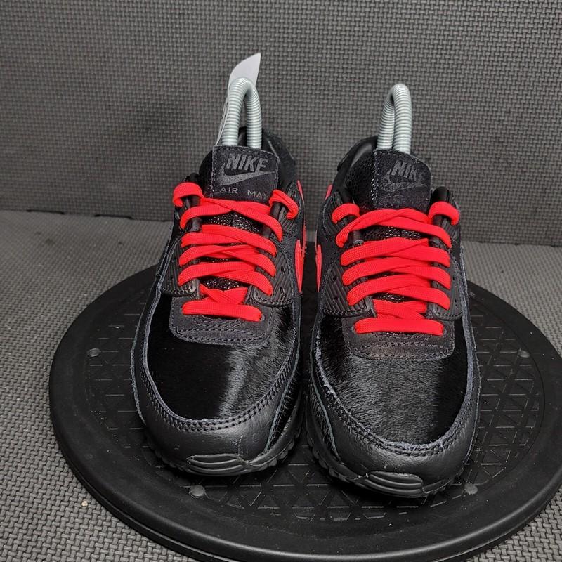 Nike Air Max 90 Animal Pack Shoes Youth Sz 4 Black Athletic Trainers Sneakers