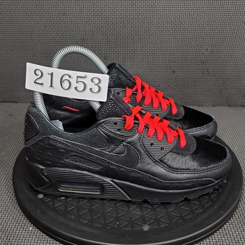 Nike Air Max 90 Animal Pack Shoes Youth Sz 4 Black Athletic Trainers Sneakers