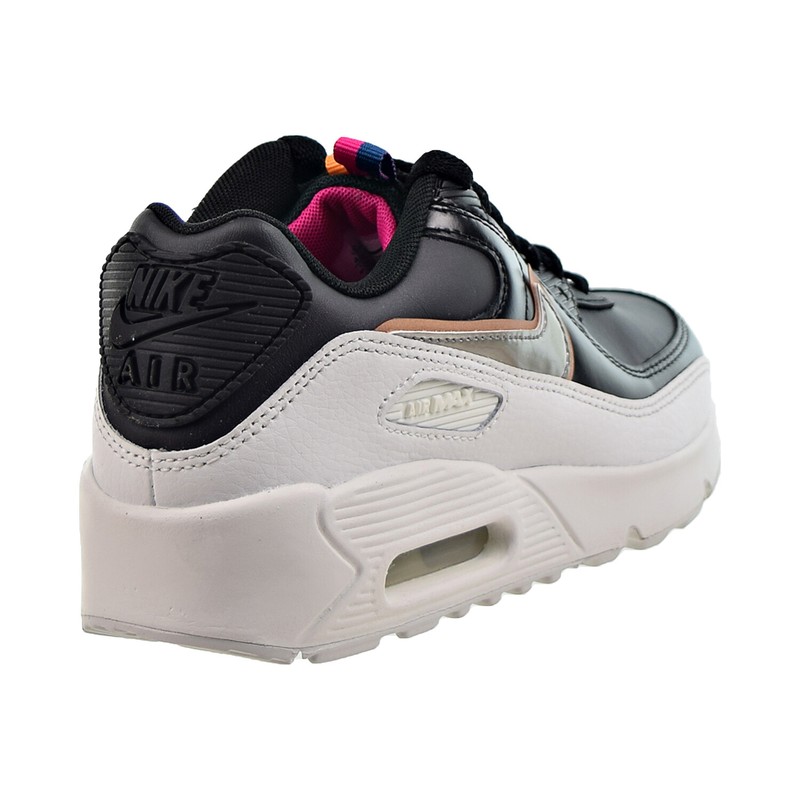 Nike Air Max 90 LTR SE (GS) Big Kids' Size Off Noir-Metallic Pewter DJ0414-001