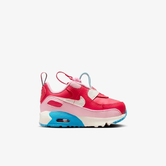 Nike Air Max 90 Toggle FB2339-600 Sneakers Toddler Fusion Red Lifestyle Shoes