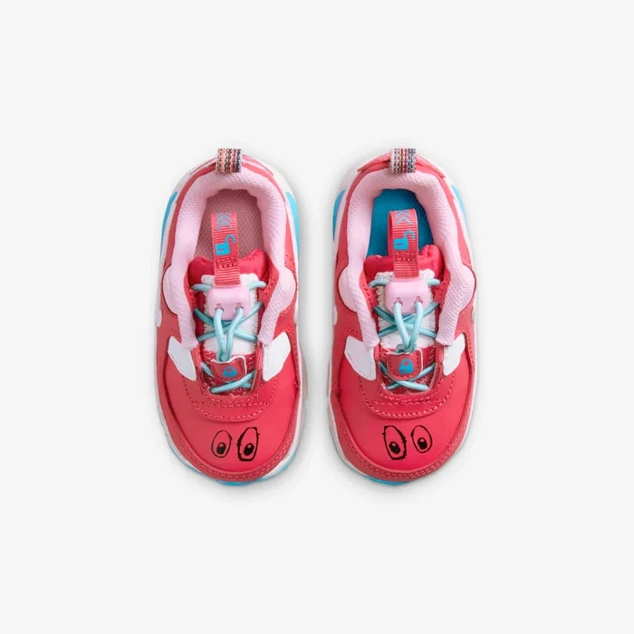 Nike Air Max 90 Toggle FB2339-600 Sneakers Toddler Fusion Red Lifestyle Shoes
