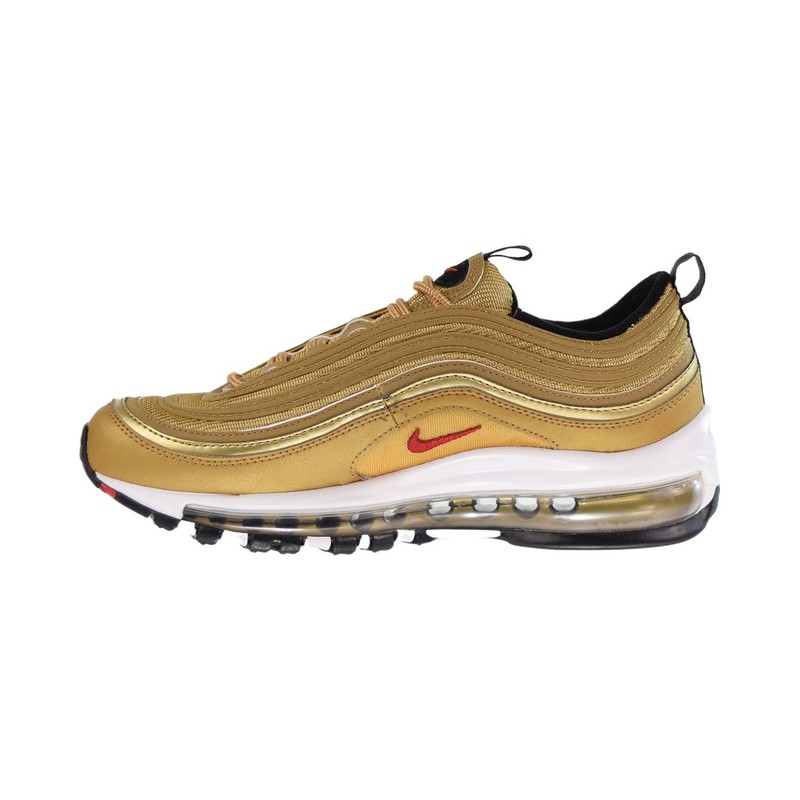 Nike Air Max 97 (GS) Big Kids' Shoes Metallic Gold-Black 918890-700