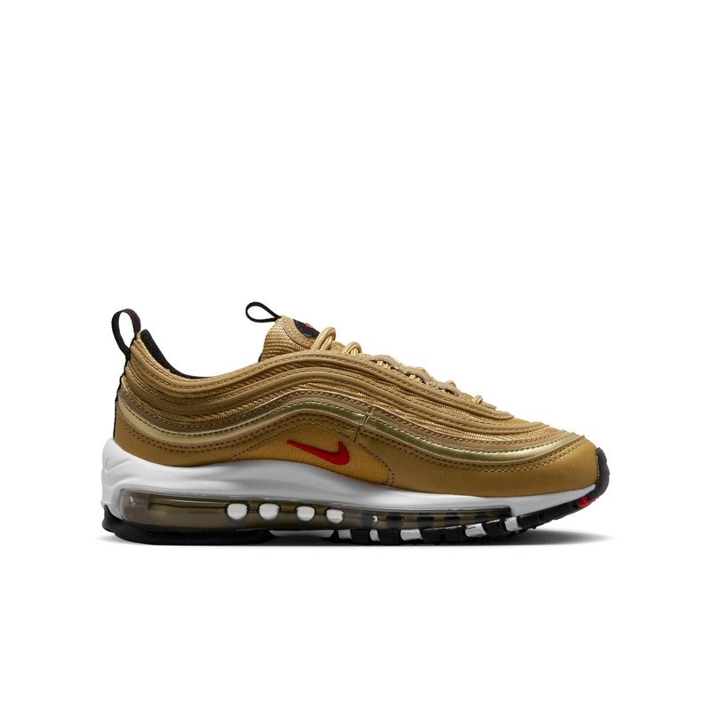 Nike Air Max 97 QS (GS) Metallic Gold 918890-700 Fashion Shoes