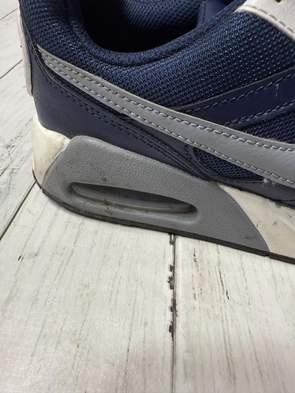 Nike Air Max Boys Blue Command Leather Classic Comfy Athletic Sneaker Shoes Sz 4