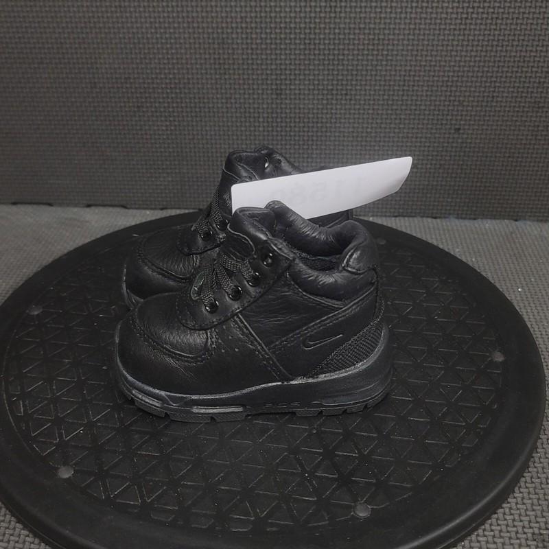Nike Air Max Goadome Boots Toddler Sz 4 Black Booties
