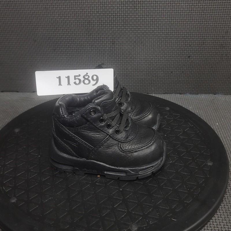 Nike Air Max Goadome Boots Toddler Sz 4 Black Booties