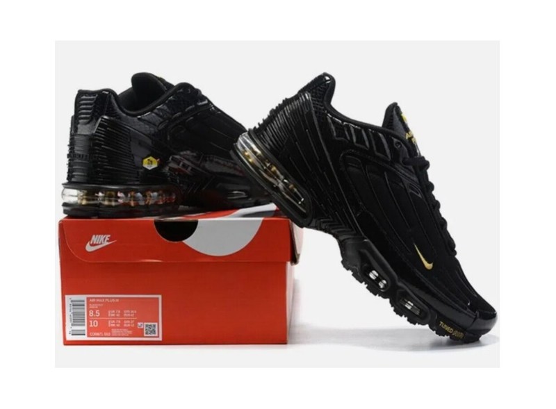 Nike Air Max Plus TN "Black Yellow" Running Sneakers US 7-11