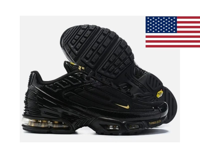 Nike Air Max Plus TN "Black Yellow" Running Sneakers US 7-11