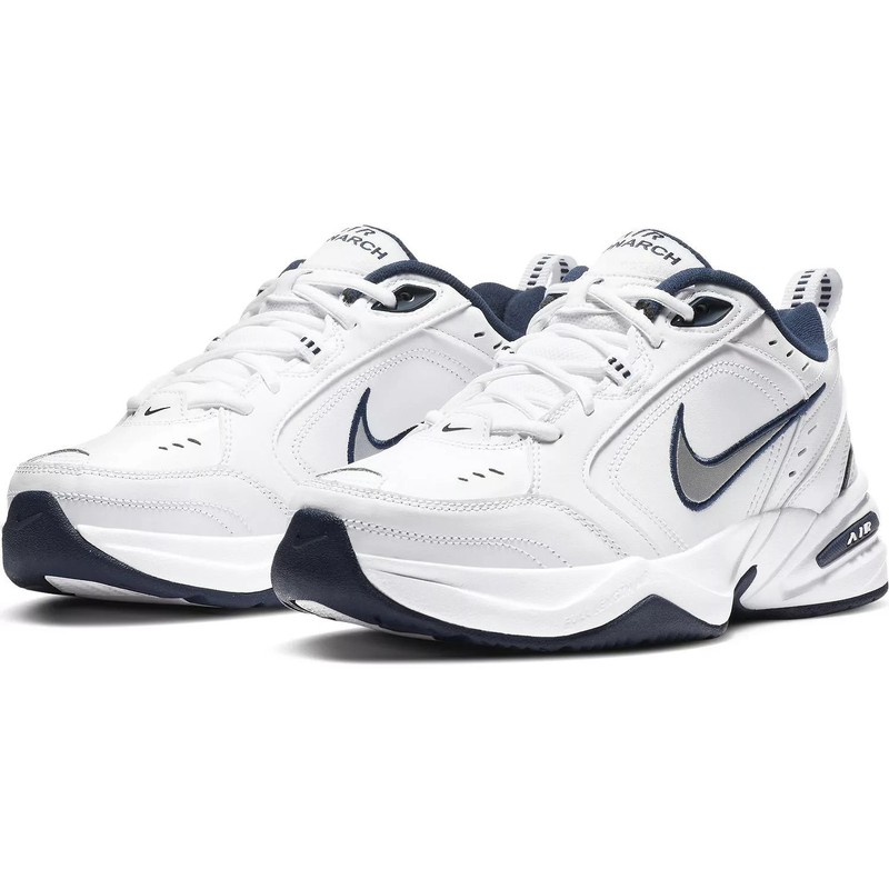 Nike Air Monarch IV Men's Cross-Training Shoes -White Navy [SALE]