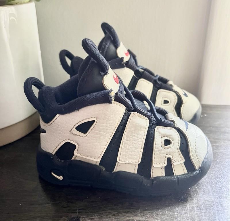 Nike Air More Uptempo Size 5C Olympics Midnight Navy TD Shoes DA4194-104 Pippen