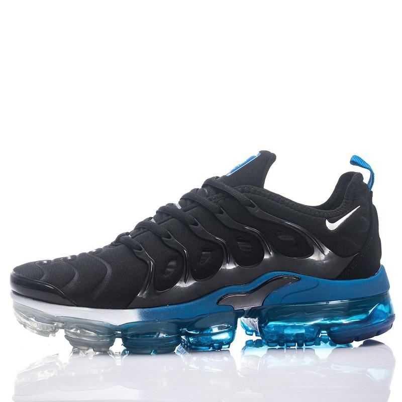 Nike Air VaporMax TN Plus Men's Black And Blue Sports Shoes