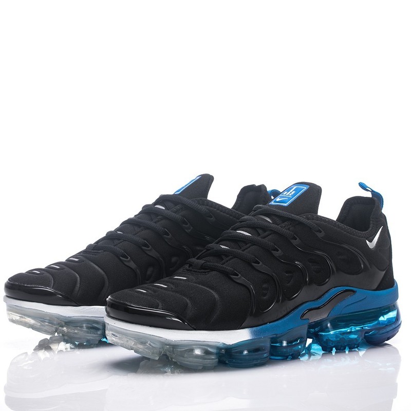 Nike Air VaporMax TN Plus Men's Black And Blue Sports Shoes