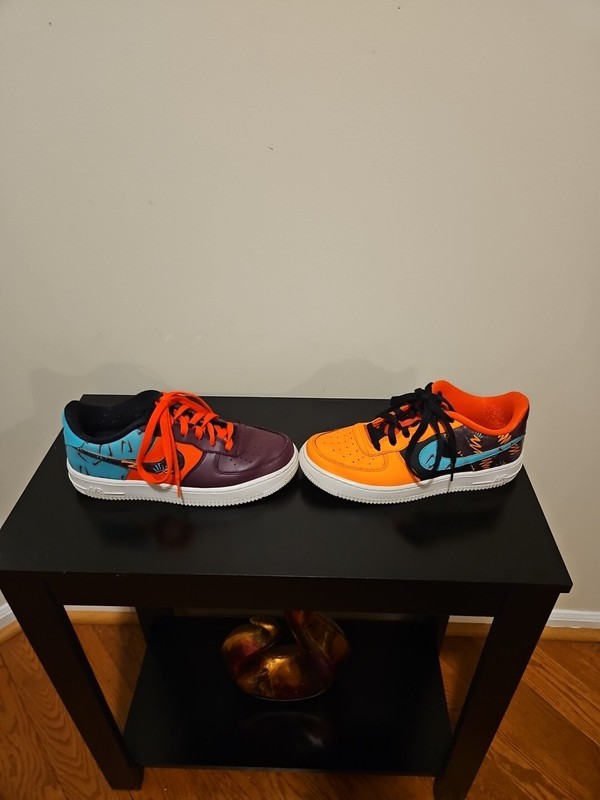Nike Airforce One LV8 GS #AT3407-600 What The 90's Great Condition 