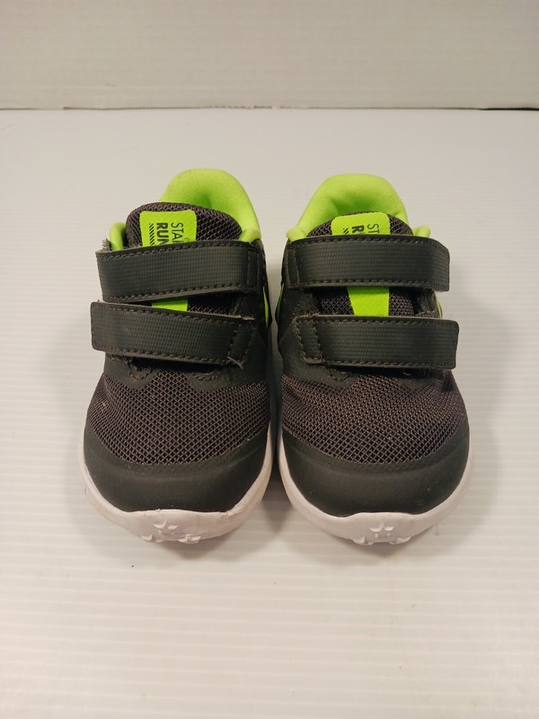 Nike AT1803-004 Star Runner 2 TDV Sneakers Toddler Shoes Grey Green Size 5C