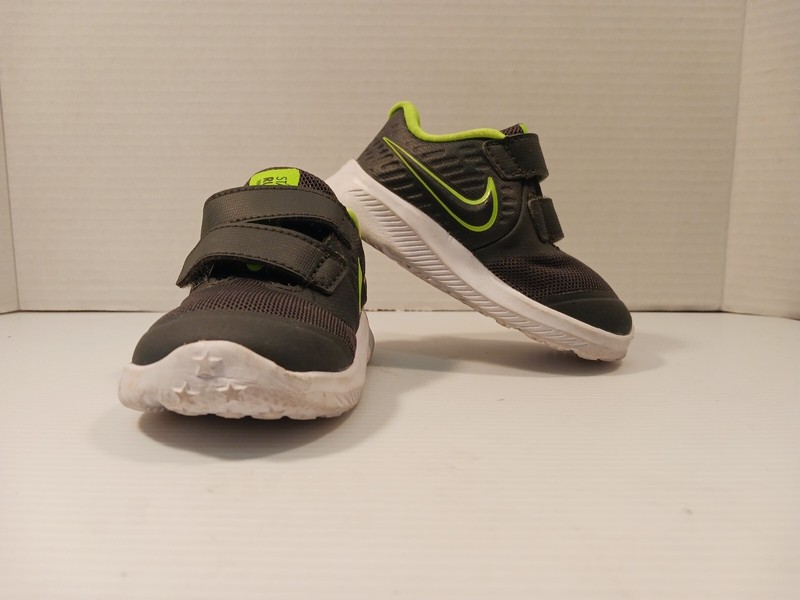 Nike AT1803-004 Star Runner 2 TDV Sneakers Toddler Shoes Grey Green Size 5C