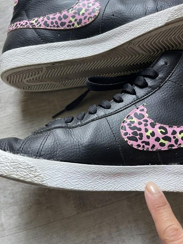 Nike Blazer Girls Mid Cheetah Sneakers Size 5.5Y