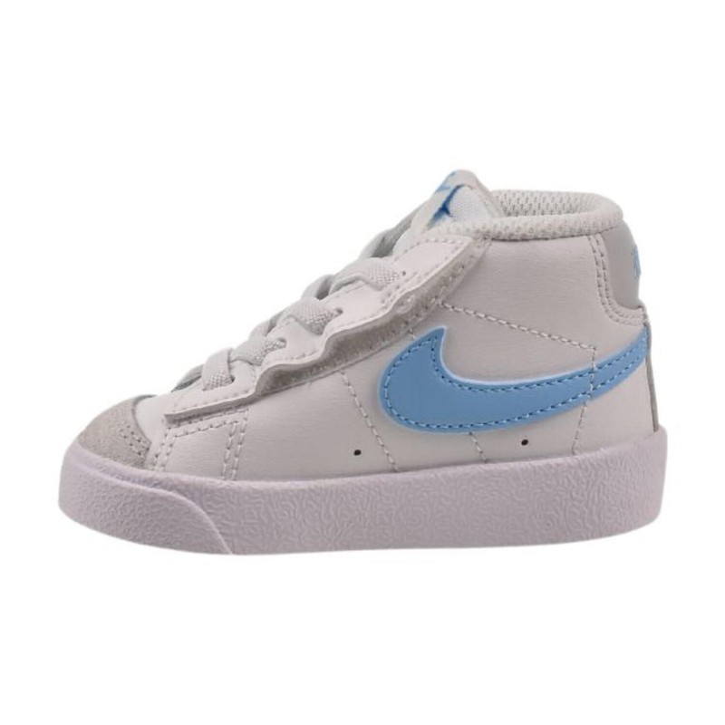 Nike Blazer Mid '77 (TD) Toddlers' Shoes White-Photon Dust-Aquarius Blue