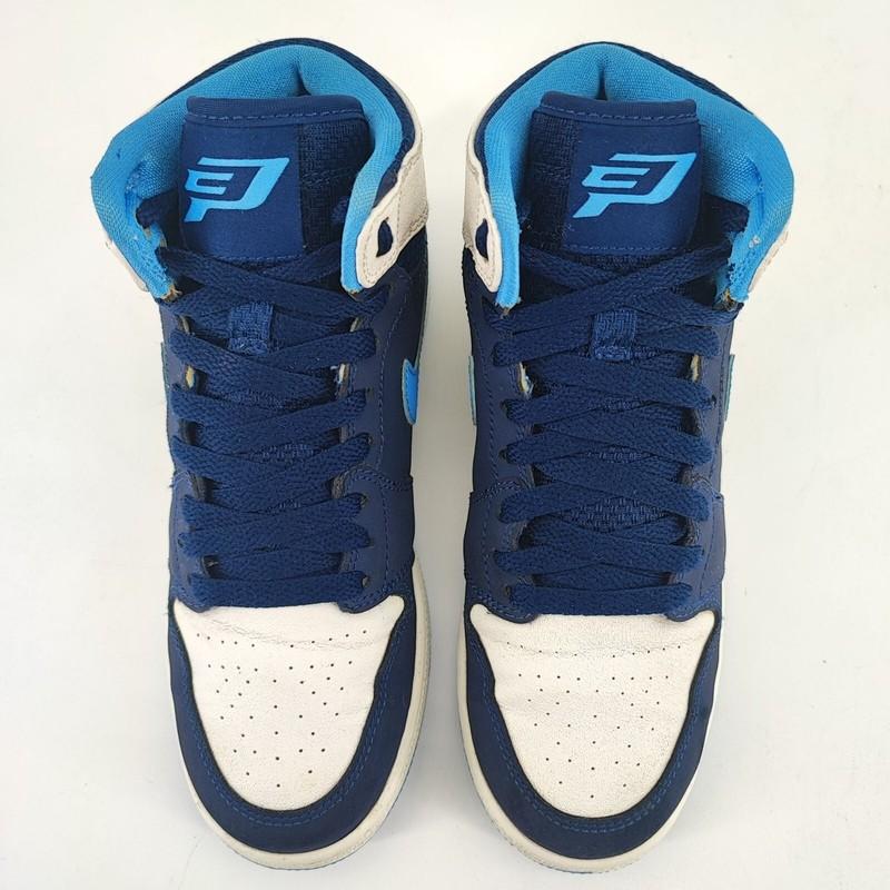 Nike Boy’s Air Jordan 1 Retro High Chris Paul CP3 GS Blue Leather Size 4.5Y