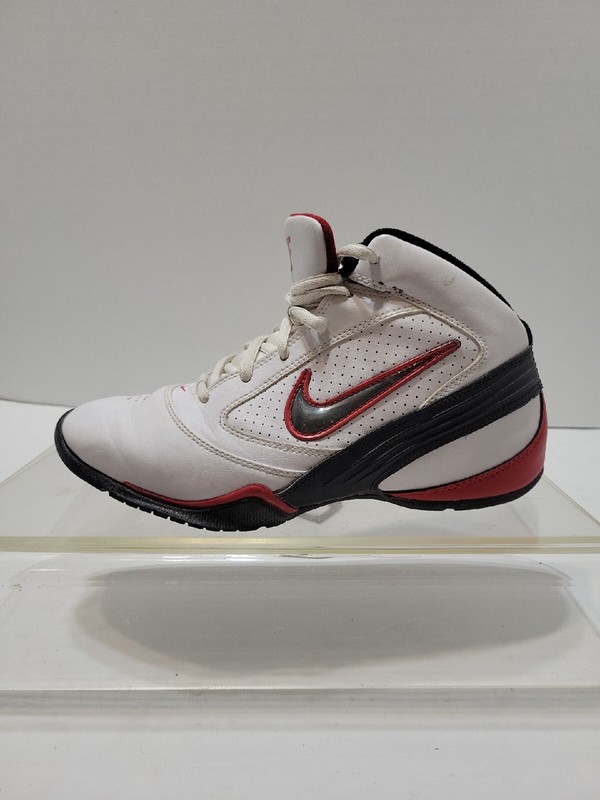 Nike Boys Air Flight Scorer Basketball Shoes 385455-161 White Sz 5y Womens 6.5