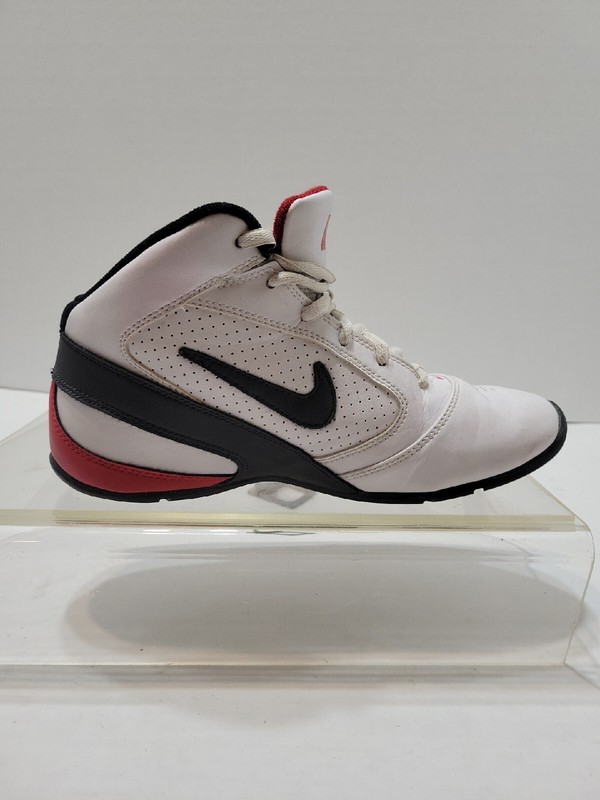 Nike Boys Air Flight Scorer Basketball Shoes 385455-161 White Sz 5y Womens 6.5